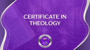 MODULE 5. Certificate in Theology