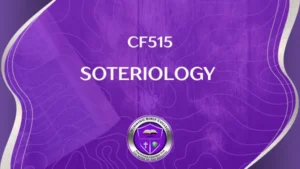 CF515 – Soteriology